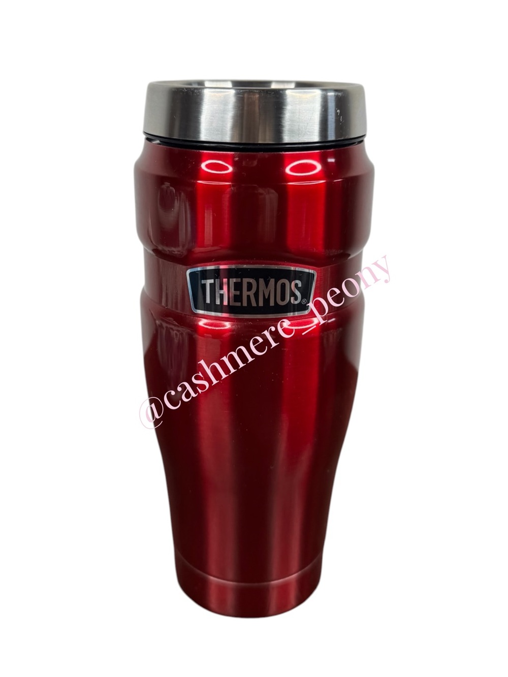 Thermos Red Stainless Steel Insulated Travel Tumbler 16oz (7Hrs Hot/18Hrs Cold)